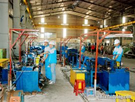 Quá trình sản xuất Cây Láp Inox 304 / 201 tại nhà máy Inox Đại Dương