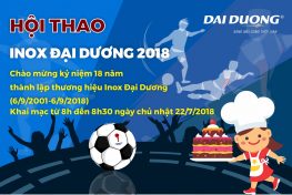 Hội thao Inox Đại Dương 2018: Kỷ niệm 18 năm thành lập