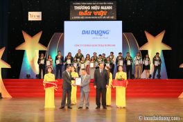 Ống Inox Đại Dương nhận giải thưởng “Top 10 thương hiệu mạnh Đất Việt năm 2018”