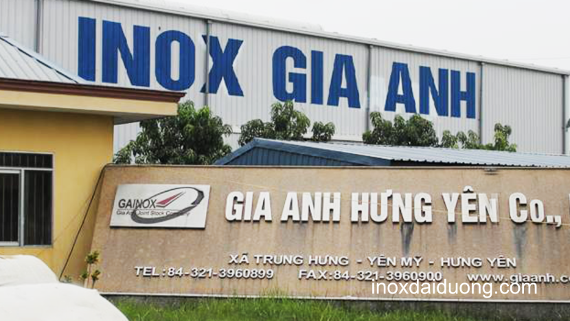 inox Gia Anh sản xuất ống inox tròn