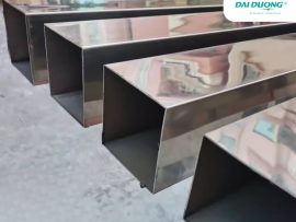 Ống inox hộp 100x100 304 201 Inox Đại Dương