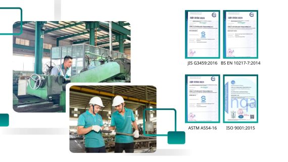 Tiêu chuẩn ống inox Đại Dương