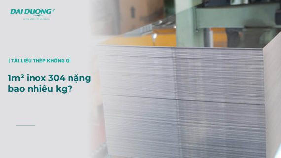1m2 inox 304 nặng bao nhiêu kg