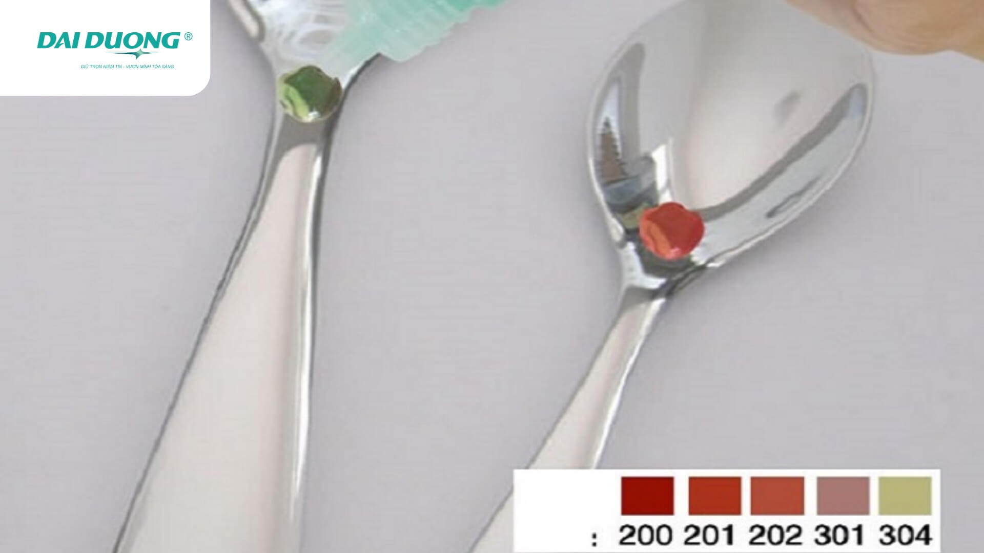 Cách test inox 304 bằng thuốc thử