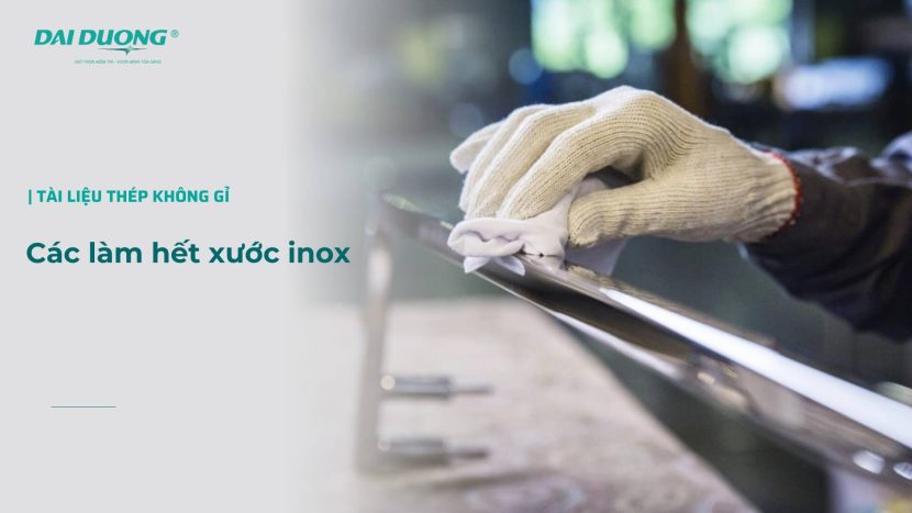 Cách làm hết xước inox